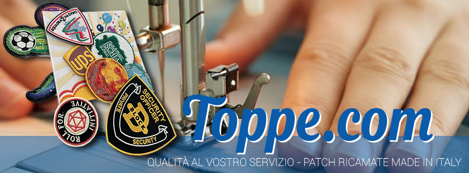 Toppe ricamate personalizzate clearance online